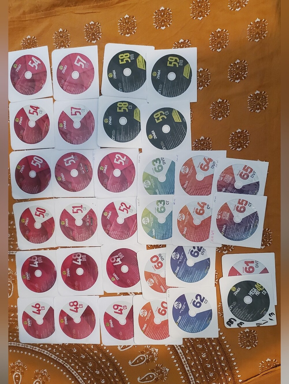 Zumba ZIN media mixed Lot